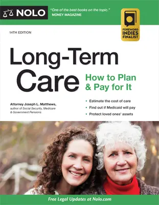 Langzeitpflege: Wie man sie plant und bezahlt - Long-Term Care: How to Plan & Pay for It