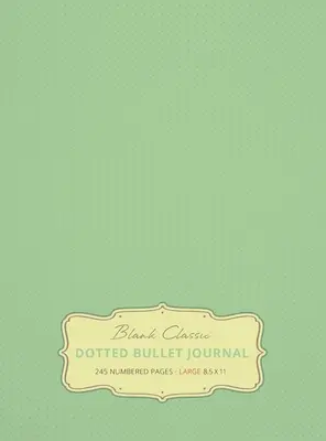 Large 8.5 x 11 Dotted Bullet Journal (Sea Foam Green #16) Festeinband - 245 Seiten nummeriert - Large 8.5 x 11 Dotted Bullet Journal (Sea Foam Green #16) Hardcover - 245 Numbered Pages