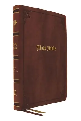 Kjv, Large Print Center-Column Reference Bible, Bonded Leather, Braun, Red Letter, Thumb Indexed, Comfort Print: Heilige Bibel, King James Version - Kjv, Large Print Center-Column Reference Bible, Bonded Leather, Brown, Red Letter, Thumb Indexed, Comfort Print: Holy Bible, King James Version