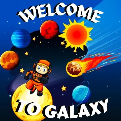 Willkommen im Galaxy-Buch für Kinder: Ein farbenfrohes, lehrreiches und unterhaltsames Buch für Kinder/ Ein helles und farbenfrohes Galaxiebuch für Kinder mit einem sauberen, modischen - Welcome to Galaxy Book for Kids: Colorful Educational and Entertaining Book for Kids/ A Bright and Colourful Children's Galaxy Book with a Clean, Mode