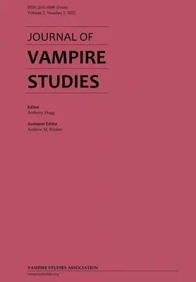 Zeitschrift für Vampirstudien: Bd. 2, Nr. 2 (2022) - Journal of Vampire Studies: Vol. 2, No. 2 (2022)
