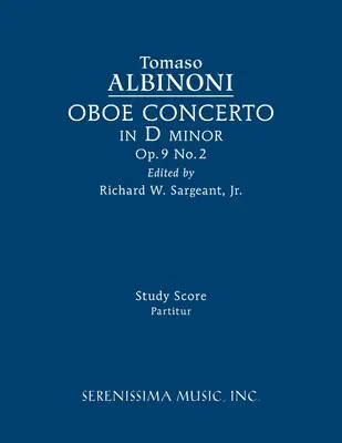 Oboenkonzert in d-Moll, Op.9 Nr.2: Studienpartitur - Oboe Concerto in D minor, Op.9 No.2: Study score