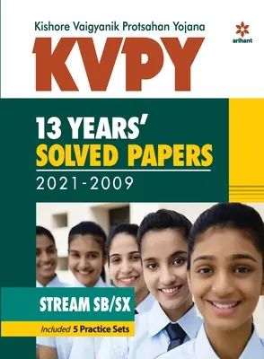 KVPY 13 Years Solved Papers 2021-2009 Stream SB/SX