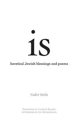 is: Ketzerische jüdische Segenssprüche und Gedichte - is: heretical Jewish blessings and poems
