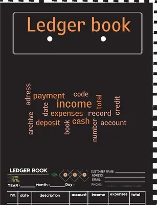 Ledger Book: Ein komplettes Spesenbuch, Spesenbuch, Buchhaltungsbuch für kleine Unternehmen oder den persönlichen Gebrauch - Ledg - Ledger Book: A Complete Expense Tracker Notebook, Expense Ledger, Bookkeeping Record Book for Small Business or Personal Use - Ledg