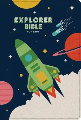 CSB Entdecker-Bibel für Kinder, Blast Off Ledertouch, Indexiert - CSB Explorer Bible for Kids, Blast Off Leathertouch, Indexed