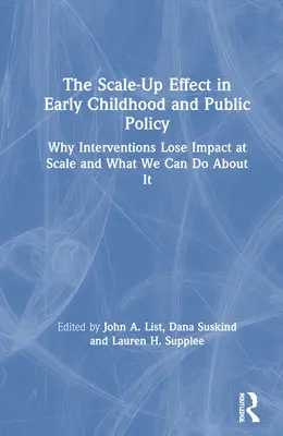 Der Scale-Up-Effekt in der frühen Kindheit und der öffentlichen Politik: Warum Interventionen in der Größenordnung an Wirkung verlieren und was wir dagegen tun können - The Scale-Up Effect in Early Childhood and Public Policy: Why Interventions Lose Impact at Scale and What We Can Do About It