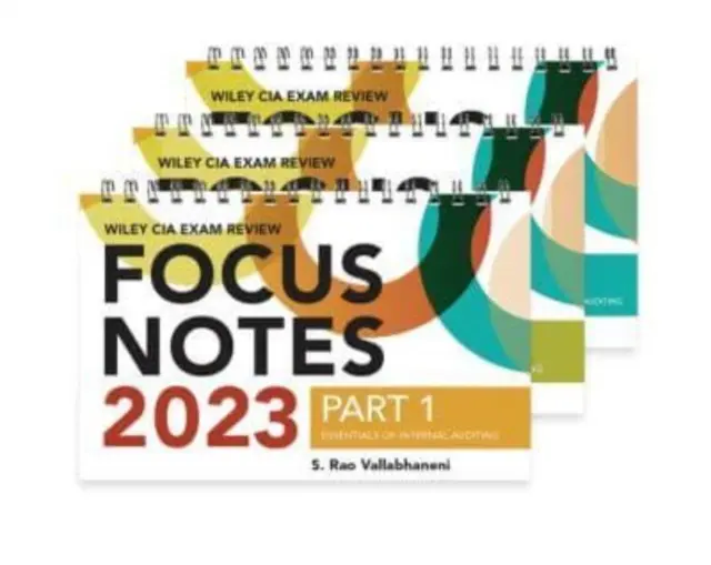 Wiley CIA 2023 Fokus Notizen: Vollständiger Satz - Wiley CIA 2023 Focus Notes: Complete Set