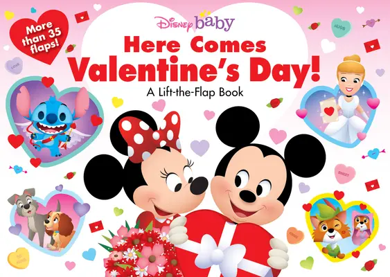 Disney Baby Here Comes Valentine's Day: Ein Klappenbuch - Disney Baby Here Comes Valentine's Day!: A Lift-The-Flap Book