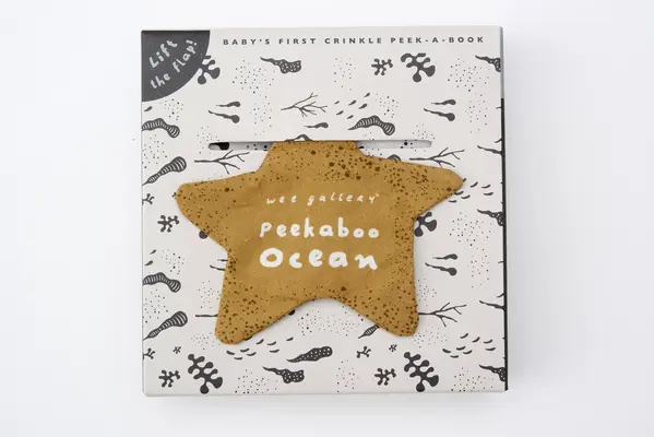 Peekaboo Ozean: Babys erstes Knautschbuch - Klappe hoch! - Peekaboo Ocean: Baby's First Crinkle Peek-A-Book - Lift the Flap!