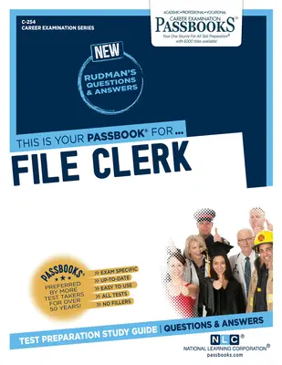 Sachbearbeiter für Akten (C-254): Studienführer für Sparbücher - File Clerk (C-254): Passbooks Study Guide