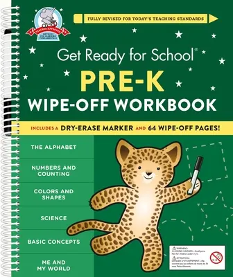Bereit für die Schule: Pre-K Wipe-Off Workbook - Get Ready for School: Pre-K Wipe-Off Workbook