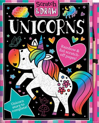 Einhörner zum Kratzen und Zeichnen - Scratch and Draw Unicorns