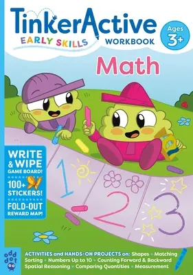 Tinkeractive Mathe-Arbeitsbuch für Kinder ab 3 Jahren - Tinkeractive Early Skills Math Workbook Ages 3+