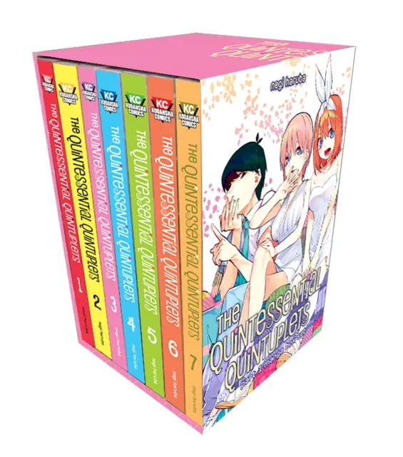 Die Quintessential Quintuplets Teil 1 Manga Box Set - The Quintessential Quintuplets Part 1 Manga Box Set