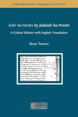 Sefer ha-Pardes von Jedaiah ha-Penini - Sefer ha-Pardes by Jedaiah ha-Penini
