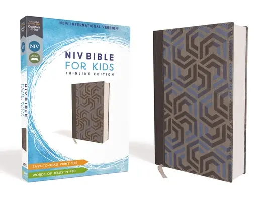 Niv, Kinderbibel, Leinen über Karton, blau, rote Schrift, Komfortdruck: Thinline-Ausgabe - Niv, Bible for Kids, Cloth Over Board, Blue, Red Letter, Comfort Print: Thinline Edition