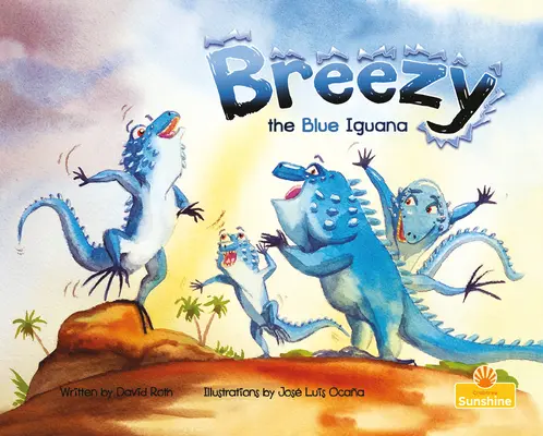 Breezy der Blaue Leguan - Breezy the Blue Iguana