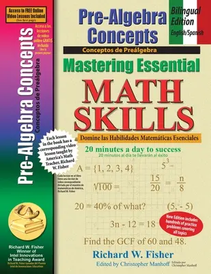 Pre-Algebra-Konzepte: Zweisprachige Ausgabe - Englisch/Spanisch: Beherrschung der grundlegenden mathematischen Fähigkeiten - Pre-Algebra Concepts: Bilingual Edition - English/Spanish: Mastering Essential Math Skills