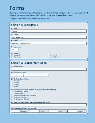 Formulare: Der beliebteste Papierkram der Nation - Forms: The Nation's Favourite Paperwork