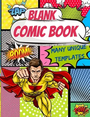 Blanko-Comicbuch Viele einzigartige Vorlagen - Blank Comic Book Many Unique templates
