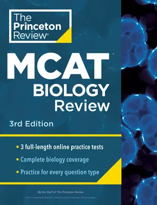 Princeton Review MCAT Biology Review, 3. Auflage: Vollständige Vorbereitung auf den Inhalt + Übungstests - Princeton Review MCAT Biology Review, 3rd Edition: Complete Content Prep + Practice Tests