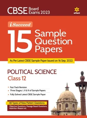 CBSE Board Exam 2023 I-Succeed 15 Sample Papers POLITISCHE WISSENSCHAFT Klasse 12 - CBSE Board Exam 2023 I-Succeed 15 Sample Papers POLITICAL SCIENCE Class 12th