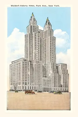 Jahrgangsjournal Waldorf-Astoria Hotel, New York City - Vintage Journal Waldorf-Astoria Hotel, New York City