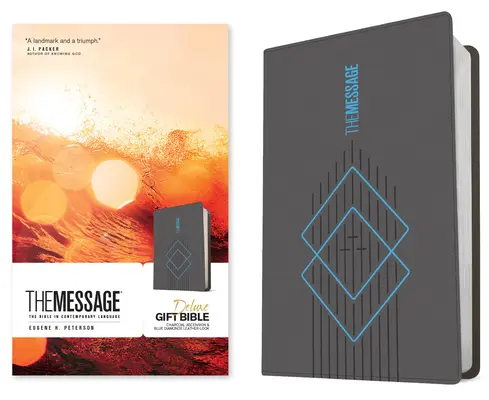 The Message Deluxe Geschenkbibel (Leder-Look, Charcoal Ascension und Blue Diamonds): Die Bibel in zeitgemäßer Sprache - The Message Deluxe Gift Bible (Leather-Look, Charcoal Ascension and Blue Diamonds): The Bible in Contemporary Language