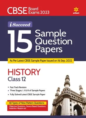 CBSE Board Exam 2023 I-Succeed 15 Sample Question Papers HISTORY Klasse 12 - CBSE Board Exam 2023 I-Succeed 15 Sample Question Papers HISTORY Class 12th