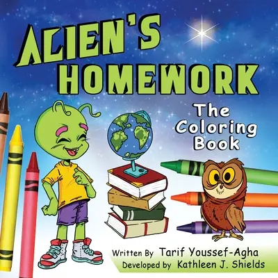 Alien's Homework, Das Ausmalbuch - Alien's Homework, The Coloring Book