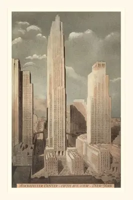 Jahrgangsjournal Rockefeller Center, New York City - Vintage Journal Rockefeller Center, New York City