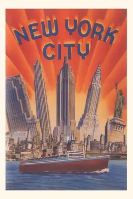 Jahrgangsjournal New Yorker Reiseplakat - Vintage Journal New York Travel Poster