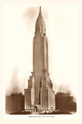 Oldtimer-Journal Chrysler-Gebäude, New York City - Vintage Journal Chrysler Building, New York City