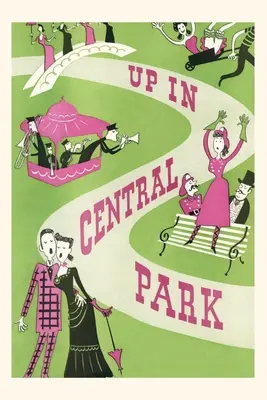 Oldtimer-Journal Up in Central Park Poster - Vintage Journal Up in Central Park Poster