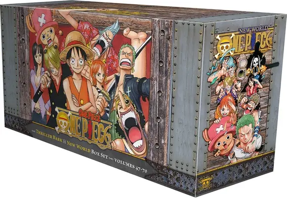 One Piece Box Set 3: Thriller Bark bis New World: Bände 47-70 mit Premium - One Piece Box Set 3: Thriller Bark to New World: Volumes 47-70 with Premium