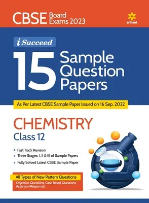 CBSE Board Exams 2023 I-Succeed 15 Sample Question Papers CHEMISTRY Klasse 12 - CBSE Board Exams 2023 I-Succeed 15 Sample Question Papers CHEMISTRY Class 12th