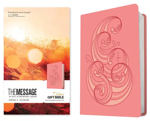 The Message Deluxe Geschenkbibel (Leder-Look, Pink und Gold Waves): Die Bibel in zeitgenössischer Sprache - The Message Deluxe Gift Bible (Leather-Look, Pink and Gold Waves): The Bible in Contemporary Language