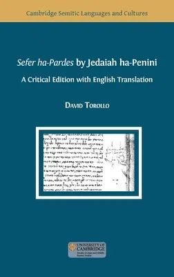 Sefer ha-Pardes von Jedaiah ha-Penini - Sefer ha-Pardes by Jedaiah ha-Penini