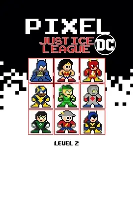 Pixel-Justizliga DC Stufe 2 - Pixel Justice League DC Level 2