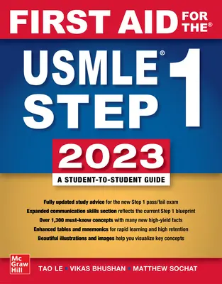 Erste Hilfe für den USMLE Step 1 2023, Dreiunddreißigste Auflage - First Aid for the USMLE Step 1 2023, Thirty Third Edition