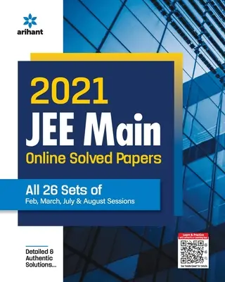 2021 JEE Main Online Solved Papers Alle 26 Sätze der Feb, March, July & Aug Sessions - 2021 JEE Main Online Solved Papers All 26 Sets Of Feb, March, July & Aug Sessions
