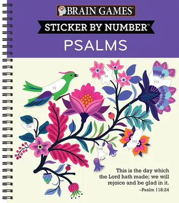 Denkspiele - Aufkleber nach Zahlen: Psalmen - Brain Games - Sticker by Number: Psalms