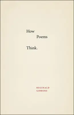 Wie Gedichte denken - How Poems Think
