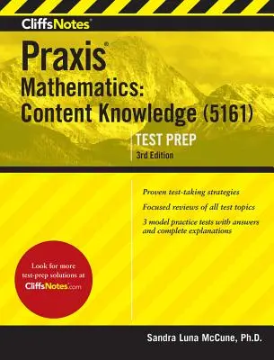 CliffsNotes Praxis Mathematik: Inhaltliche Kenntnisse (5161) - CliffsNotes Praxis Mathematics: Content Knowledge (5161)