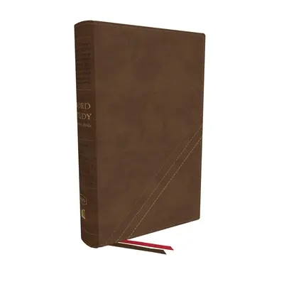 Kjv, Wortstudienbibel, Lederweich, Braun, Rote Schrift, Komfortdruck: 2.000 Schlüsselwörter, die die Bedeutung der Bibel erschließen - Kjv, Word Study Reference Bible, Leathersoft, Brown, Red Letter, Comfort Print: 2,000 Keywords That Unlock the Meaning of the Bible