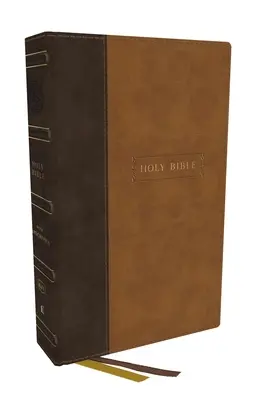 Kjv, Mittelspaltenbibel mit Apokryphen, lederweich, braun, 73.000 Querverweise, rote Schrift, Komfortdruck: King James Version - Kjv, Center-Column Reference Bible with Apocrypha, Leathersoft, Brown, 73,000 Cross-References, Red Letter, Comfort Print: King James Version