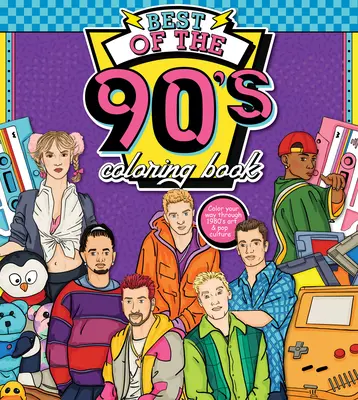 Best of the '90s Coloring Book: Color Your Way Through 1990s Art & Pop Culture