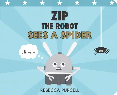 Zip der Roboter sieht eine Spinne - Zip the Robot Sees a Spider