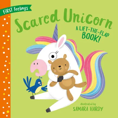 Das ängstliche Einhorn: Ein Klappenbuch! 14 Klappen! - Scared Unicorn: A Lift-The-Flap Book! 14 Flaps!